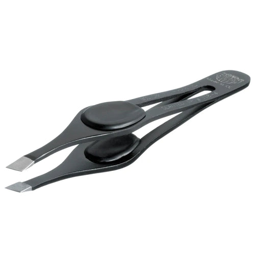 Kiepe Ergo Tech Evolution Slant Tweezer with Rubber Finger Pad - MV hair and beauty
