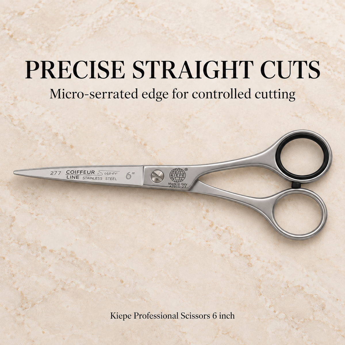 Kiepe Professional Scissors for precise straight cuts