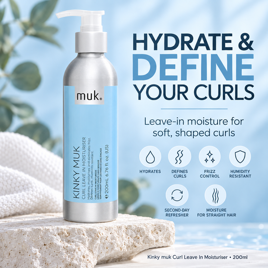 Kinky muk Curl Leave In Moisturiser200ml — hydrate define