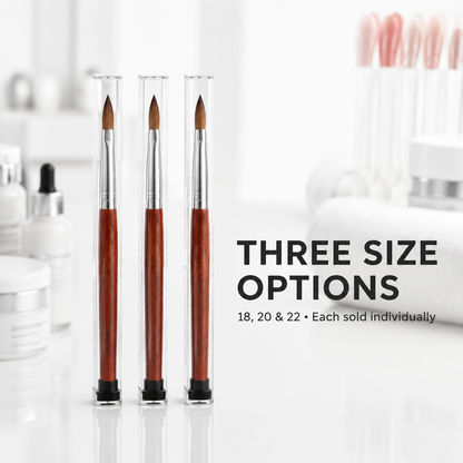 Kolinsky Stable Brush – Sizes 18, 20 & 22 - MV hair and beauty
