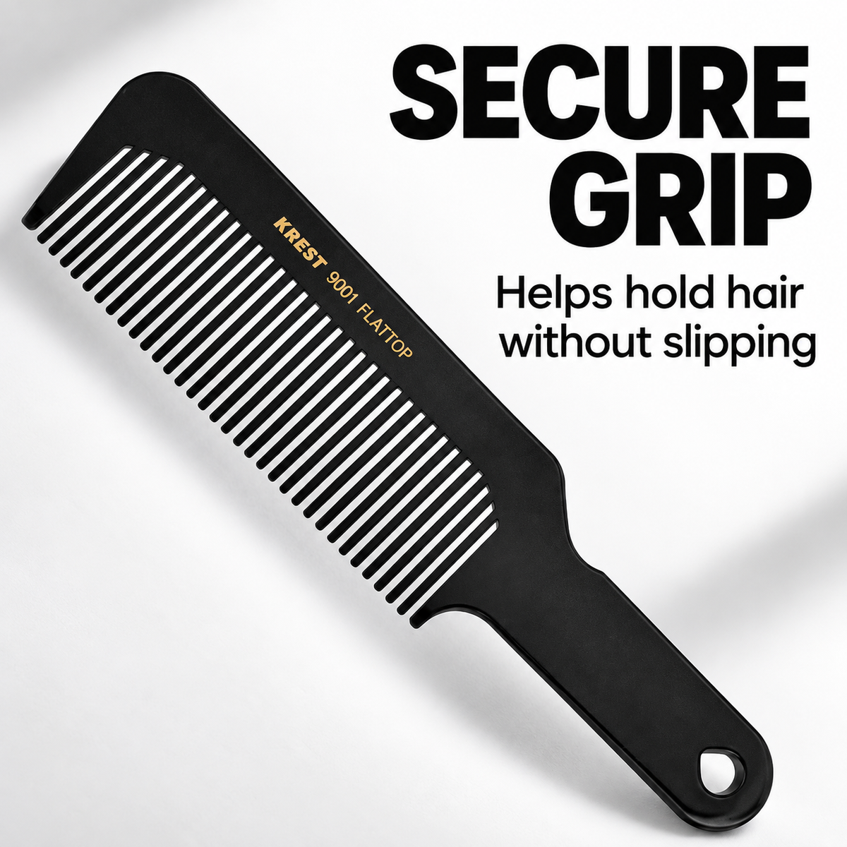 Krest Black Flattoppers Blister — Secure grip