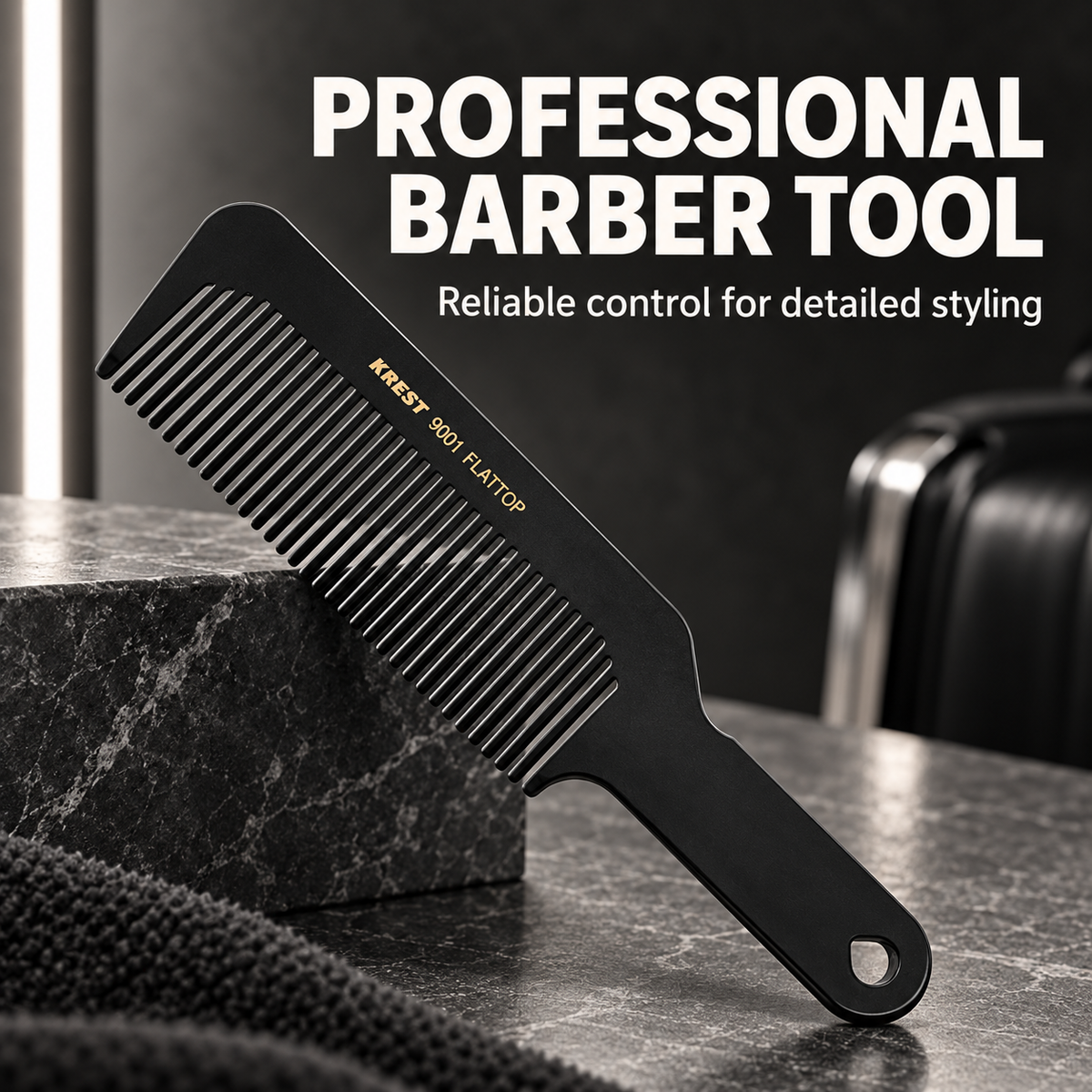 Krest Black Flattoppers Blister — Professional barber tool