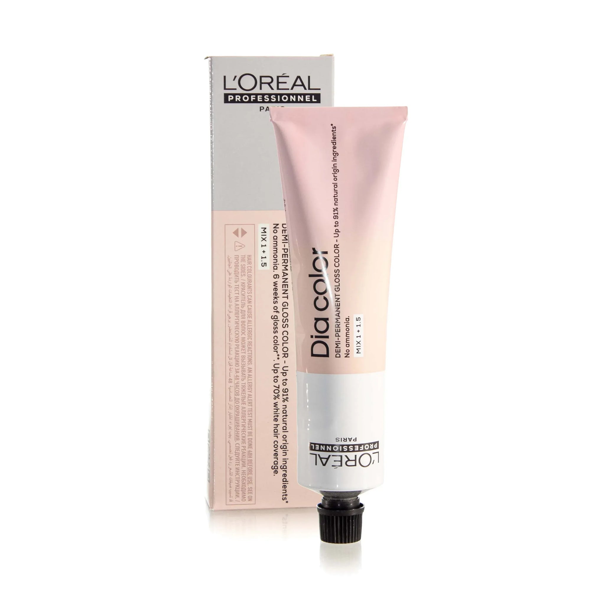 L'OREAL Dia Color Demi-Permanent Gloss Color 60ml (Various Colours) - MV hair and beauty