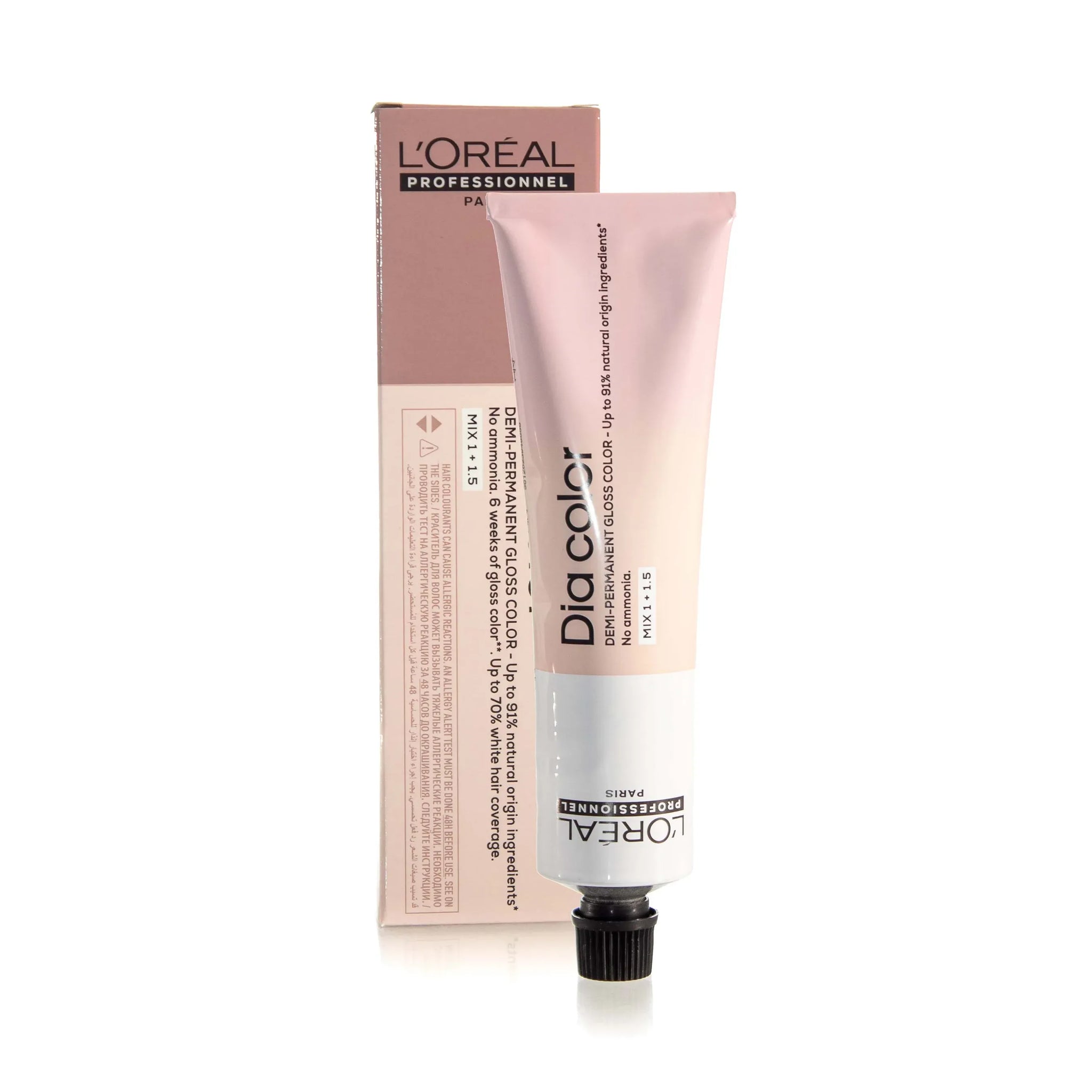 L'OREAL Dia Color Demi-Permanent Gloss Color 60ml (Various Colours) - MV hair and beauty