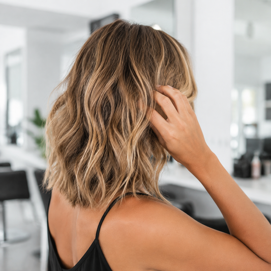Tousled beach waves styled with L'Oréal Tecni.Art Flex Waves 150ml