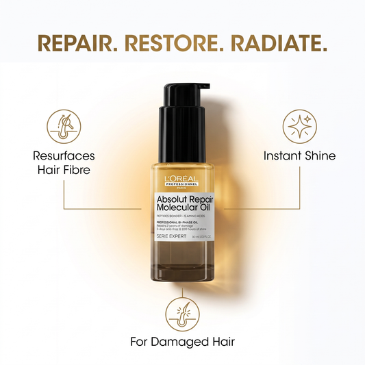 L'Oreal Absolut Repair Molecular Oil benefits