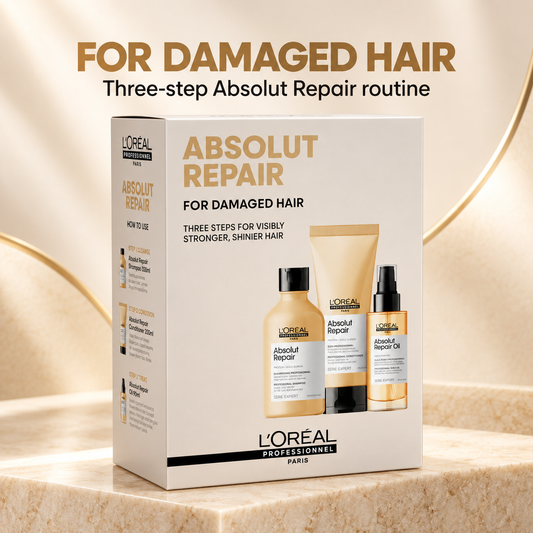 L'Oreal Absolut Repair Trio Autumn Gift Pack – For Damaged Hair