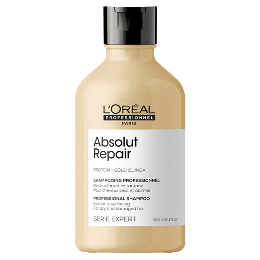 L'Oreal Professionnel Serie Expert Absolut Repair Gold Quinoa & Protein Shampoo 300ml - MV hair and beauty