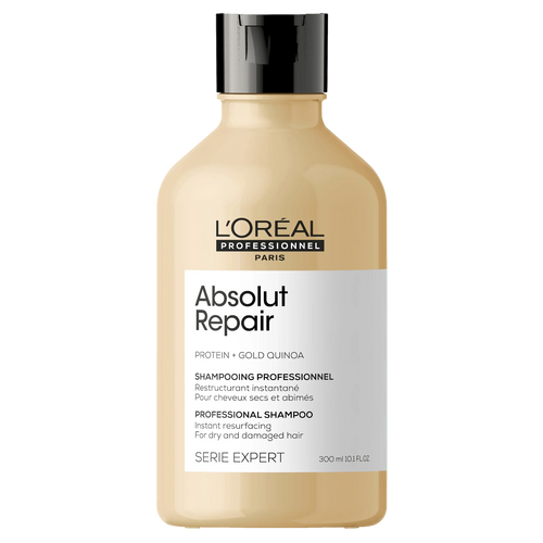 L'Oreal Professionnel Serie Expert Absolut Repair Gold Quinoa & Protein Shampoo 300ml - MV hair and beauty