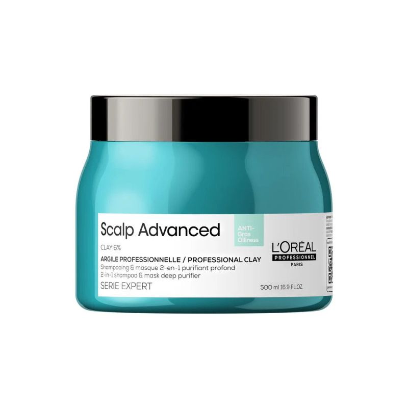 L'Oreal Serie Expert Scalp Advanced Anti Oiliness Mask 500ml - MV hair and beauty