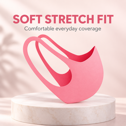 L3VEL 3 Face Mask - 3 Pack - Pink — benefit image 1