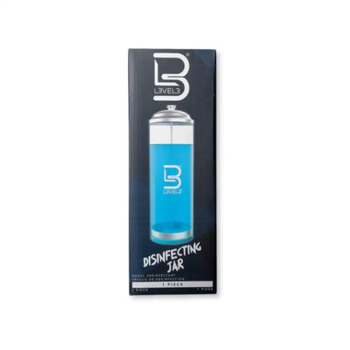 L3VEL3 Acrylic Disinfecting Jar - 1 Litre Capacity - MV hair and beauty