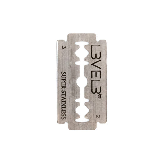 Single L3VEL3 super stainless double-edge razor blade