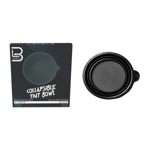 L3VEL3 Professional Collapsible Colour Tint Mixing Bowl - Black - MV hair and beauty