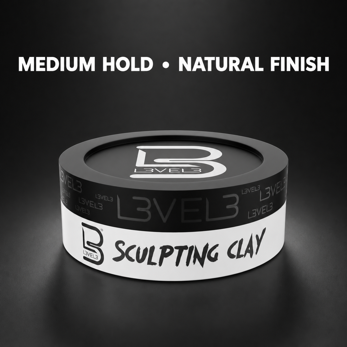 L3VEL3 Sculpting Clay 150ml - medium hold and natural finish