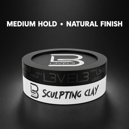 L3VEL3 Sculpting Clay 150ml - medium hold and natural finish