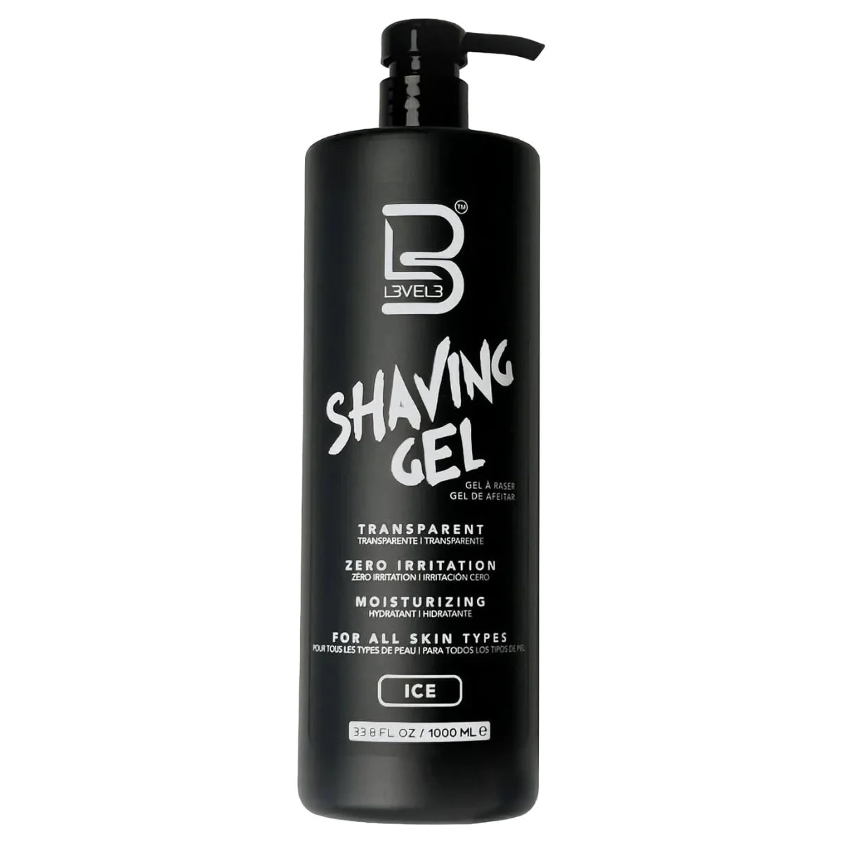 L3VEL3 Shaving Gel 1000ml - MV hair and beauty