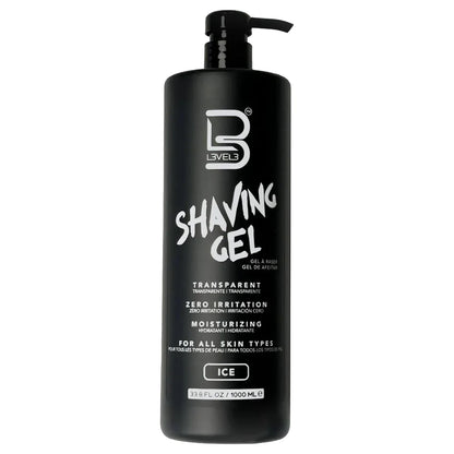 L3VEL3 Shaving Gel 1000ml - MV hair and beauty