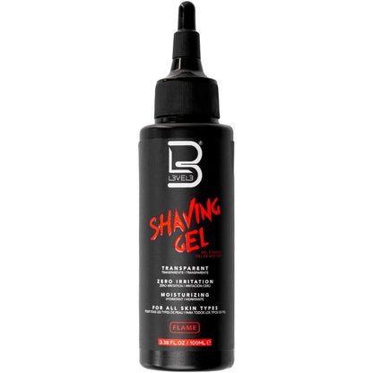 L3VEL3 Shaving Gel Flame 100 ml - MV hair and beauty