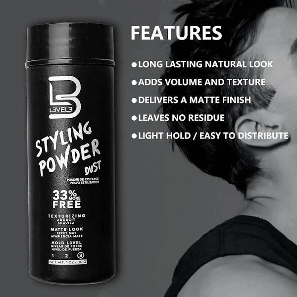 L3VEL3 Super Strong Styling Powder 30g