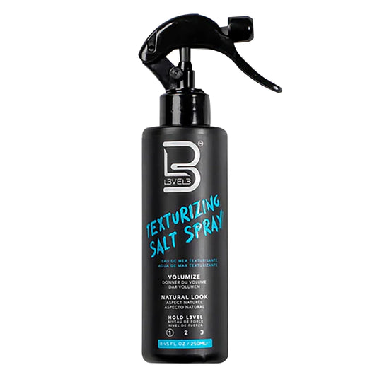 L3VEL3 Texturizing Salt Spray 250ml trigger bottle close-up