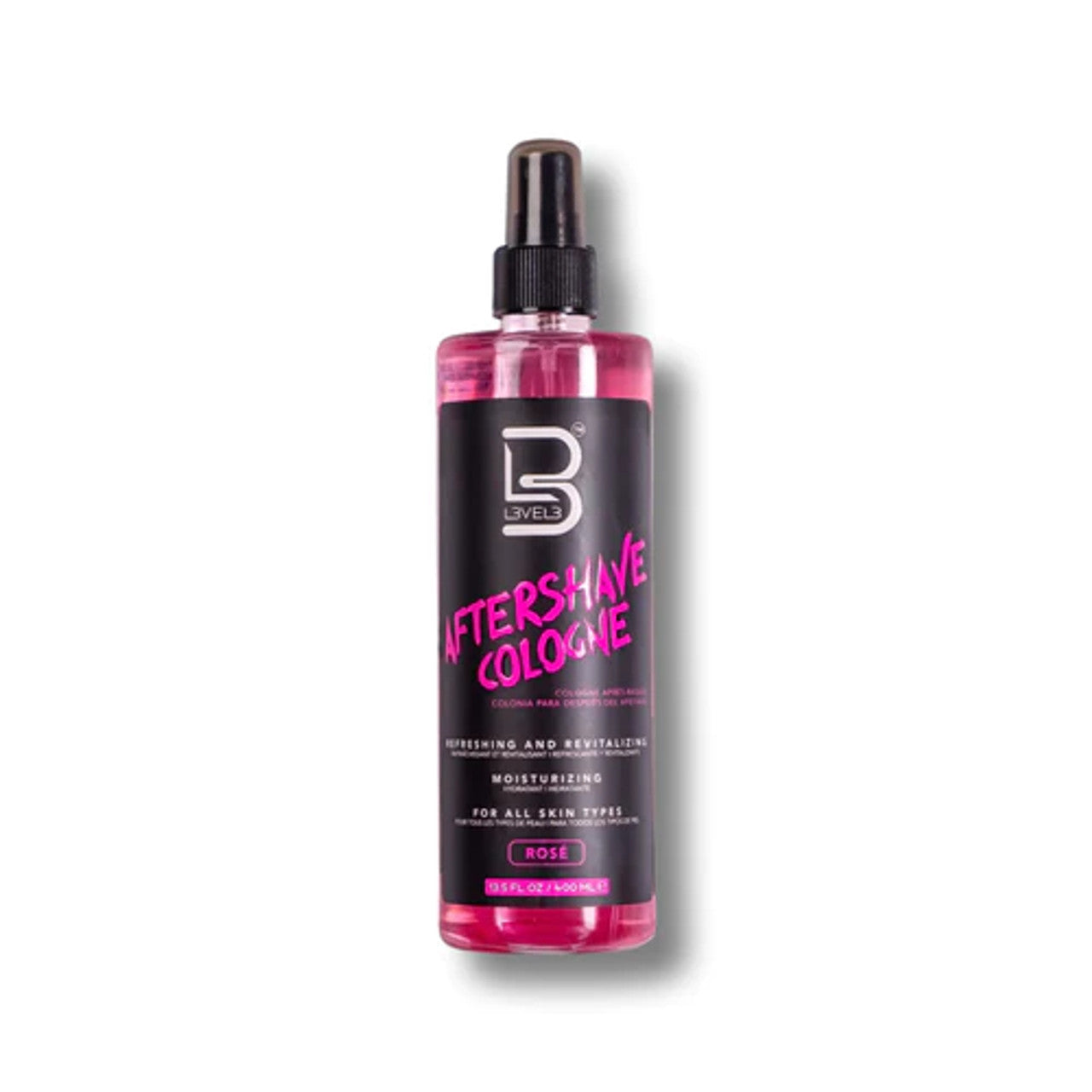 L3vel3 Aftershave Cologne Rose 400ml - MV hair and beauty