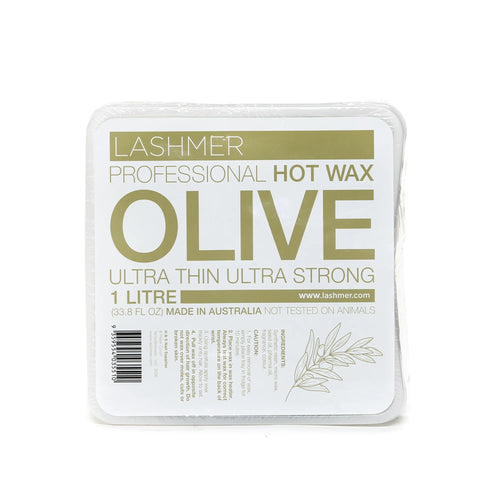 Lashmer Professional Natural Hot Wax / 1 Litre_Olive - MV hair and beauty