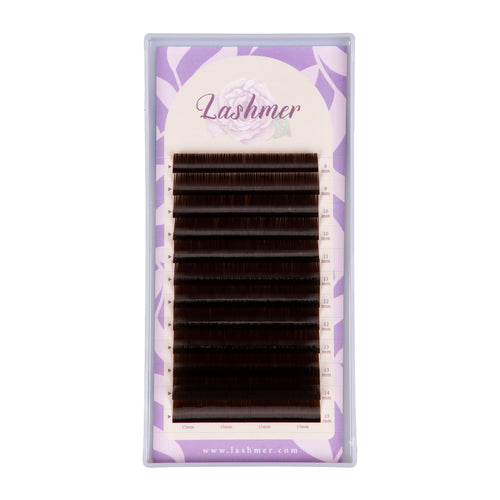 Lashmer 0.05mm dark brown volume lash tray
