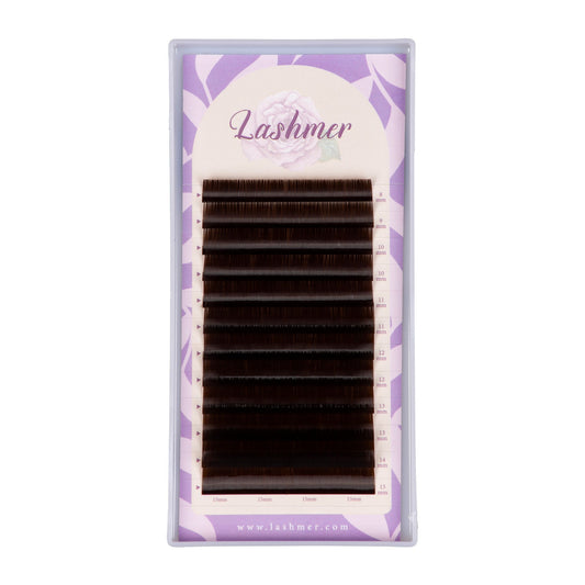 Lashmer 0.05mm dark brown volume lash tray