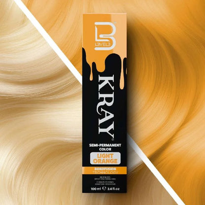 Level3 Light Orange Semi-Permanent Colour 100ml - MV hair and beauty