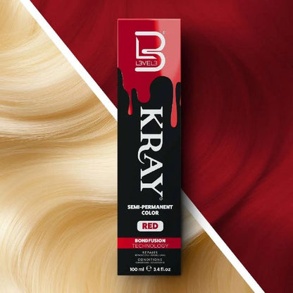 Level3 Red Semi-Permanent Colour 100ml - MV hair and beauty
