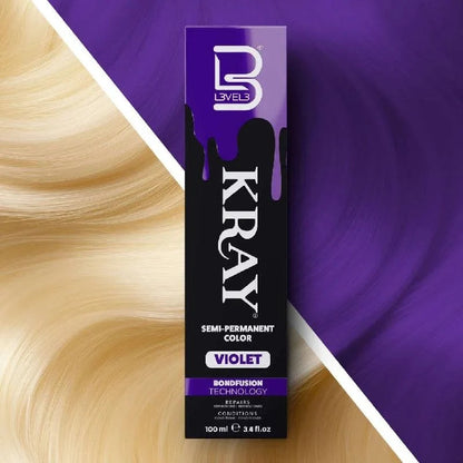 Level3 Violet Semi-Permanent Colour 100ml - MV hair and beauty