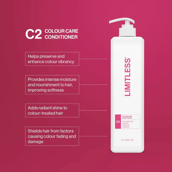 Limitless C2 Colour Care Conditioner 1L - MV hair and beauty