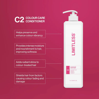 Limitless C2 Colour Care Conditioner 1L - MV hair and beauty