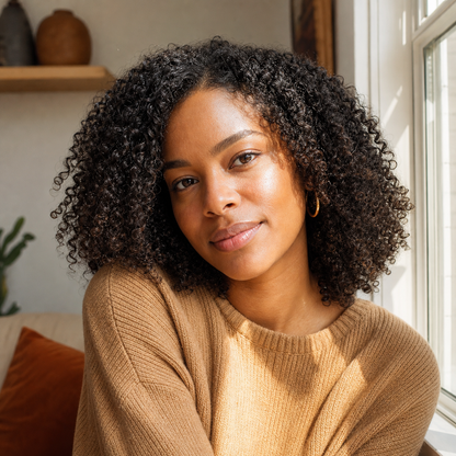 Soft defined nourished coils in a natural home setting