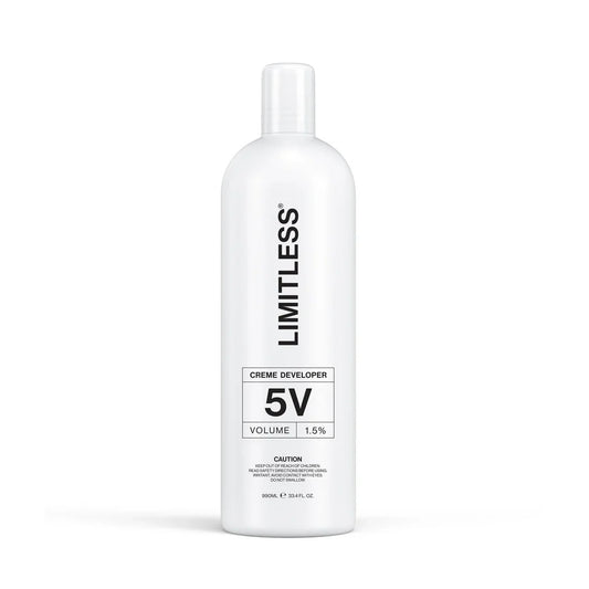 Limitless Crème Developer 5 Vol 1.5% 990ml bottle front view