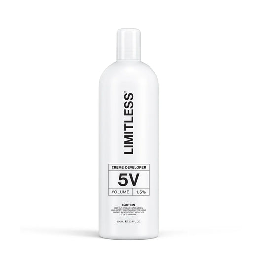 Limitless Crème Developer 5 Vol 1.5% 990ml bottle front view