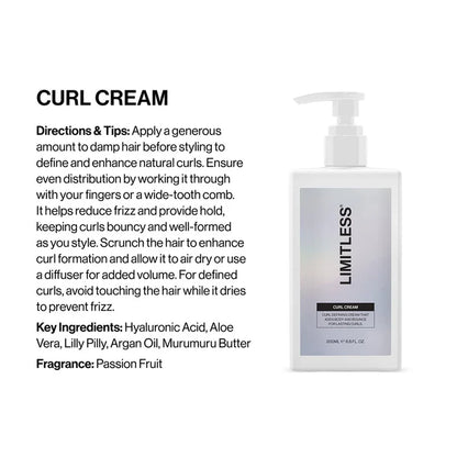 Limitless Curl Cream 200ml - MV hair and beauty