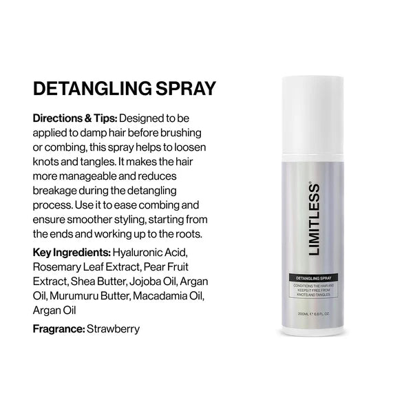 Limitless Detangling Spray 200ml - MV hair and beauty
