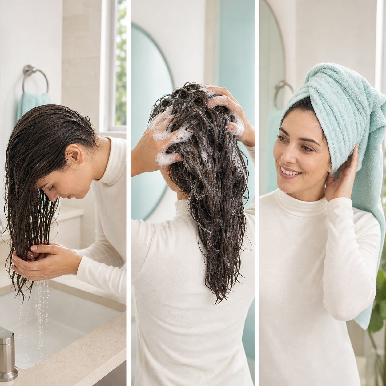 How to use Limitless F1 Anti-Frizz Shampoo at home
