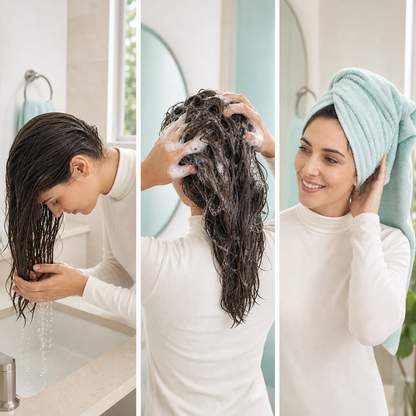 How to use Limitless F1 Anti-Frizz Shampoo at home