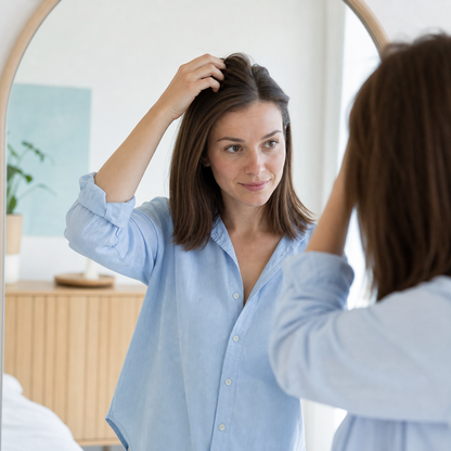 Fresh clean hair after a Limitless P1 shampoo routine