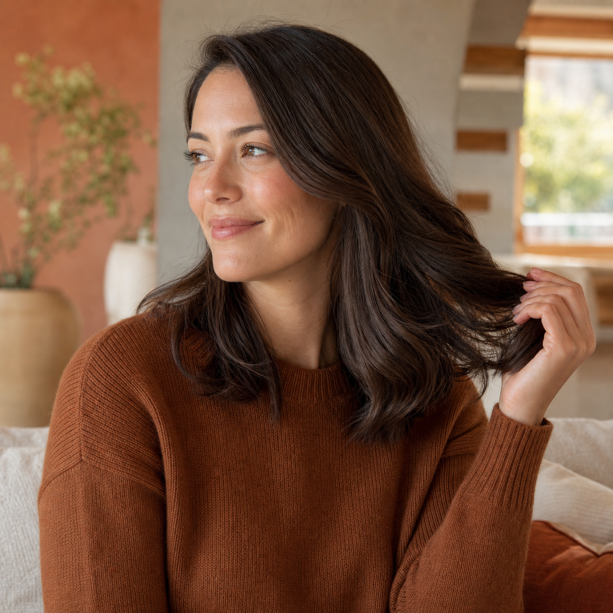 Smooth resilient looking hair after a Limitless R1 shampoo routine