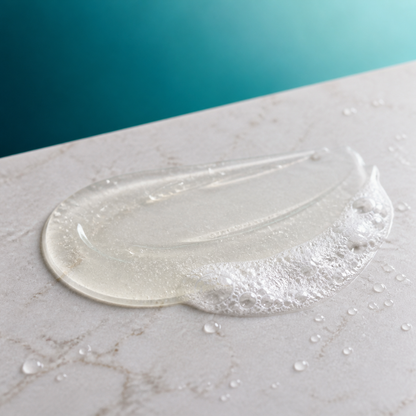 Daily scalp shampoo lightweight gel and fine lather texture