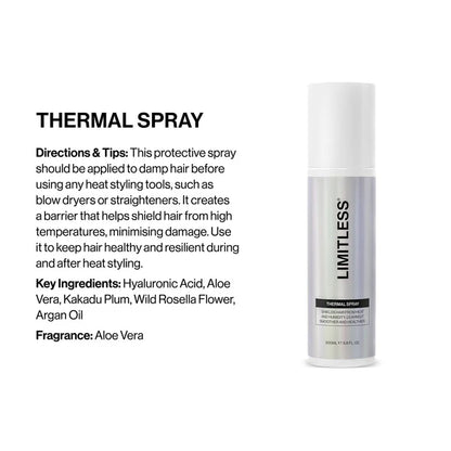 Limitless Thermal Spray 200ml - MV hair and beauty