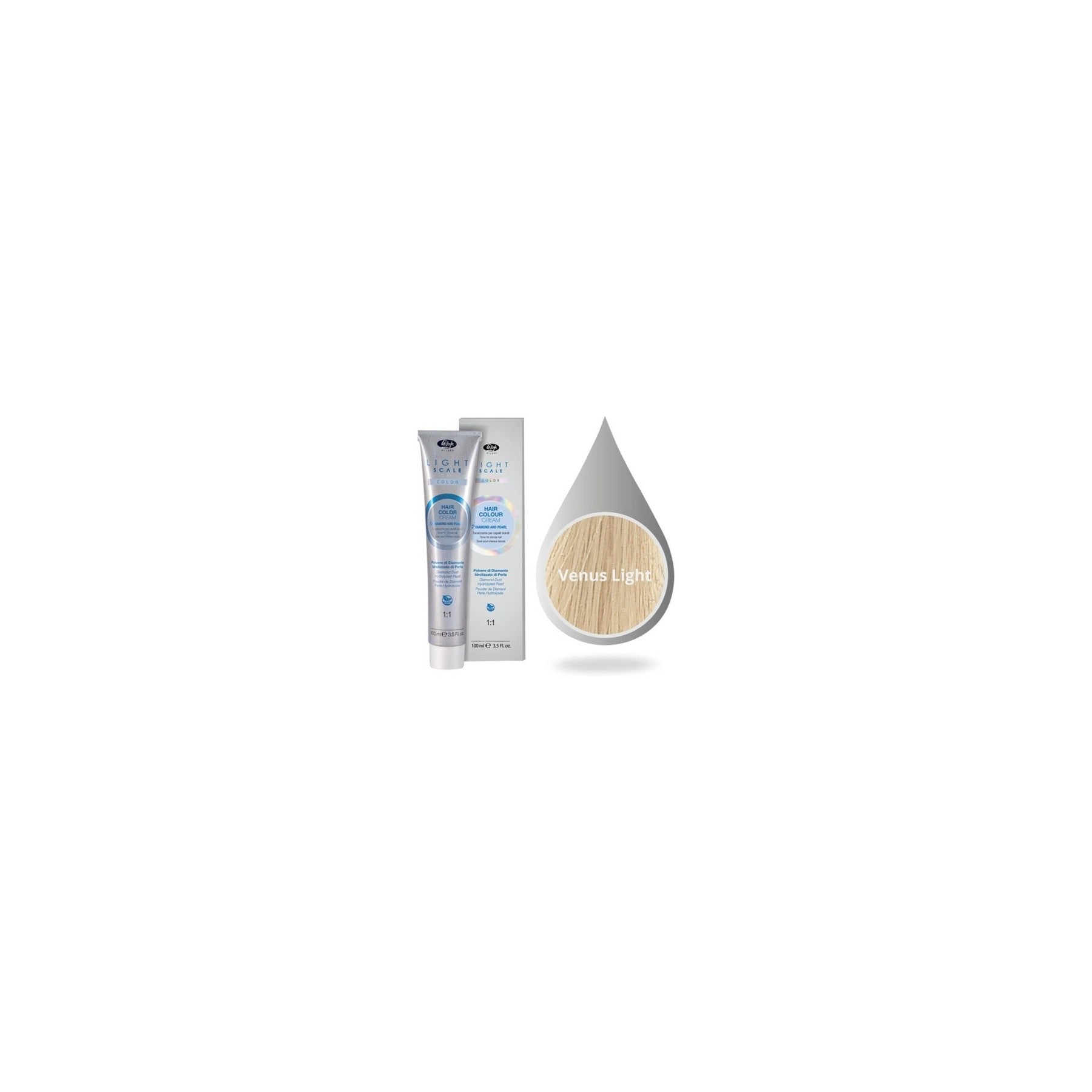 Lisap Light Scale Hair Color Cream 100ml - 07 Venus Light - MV hair and beauty