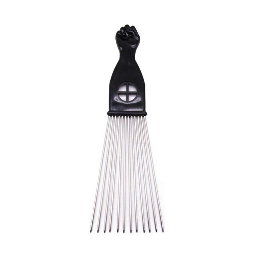 Long Afro Comb Black Handle