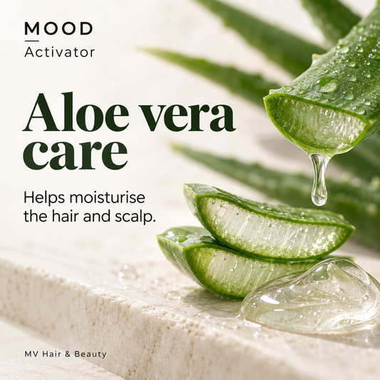 MOOD Activator — Aloe vera care. Helps moisturise the hair and scalp.