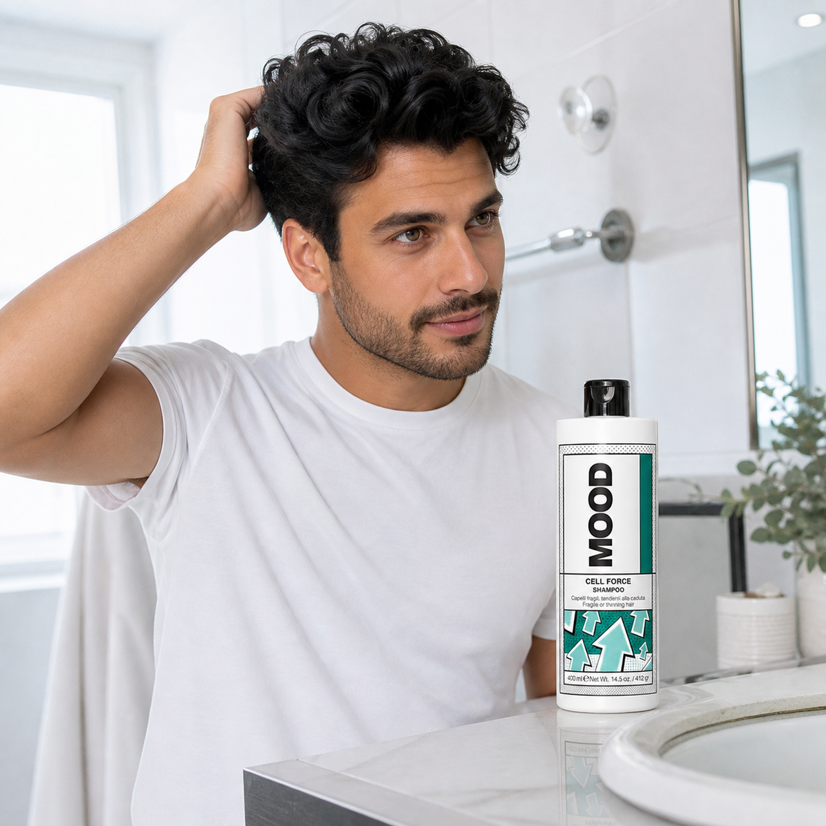MOOD Cell Force Shampoo 400ml lifestyle result