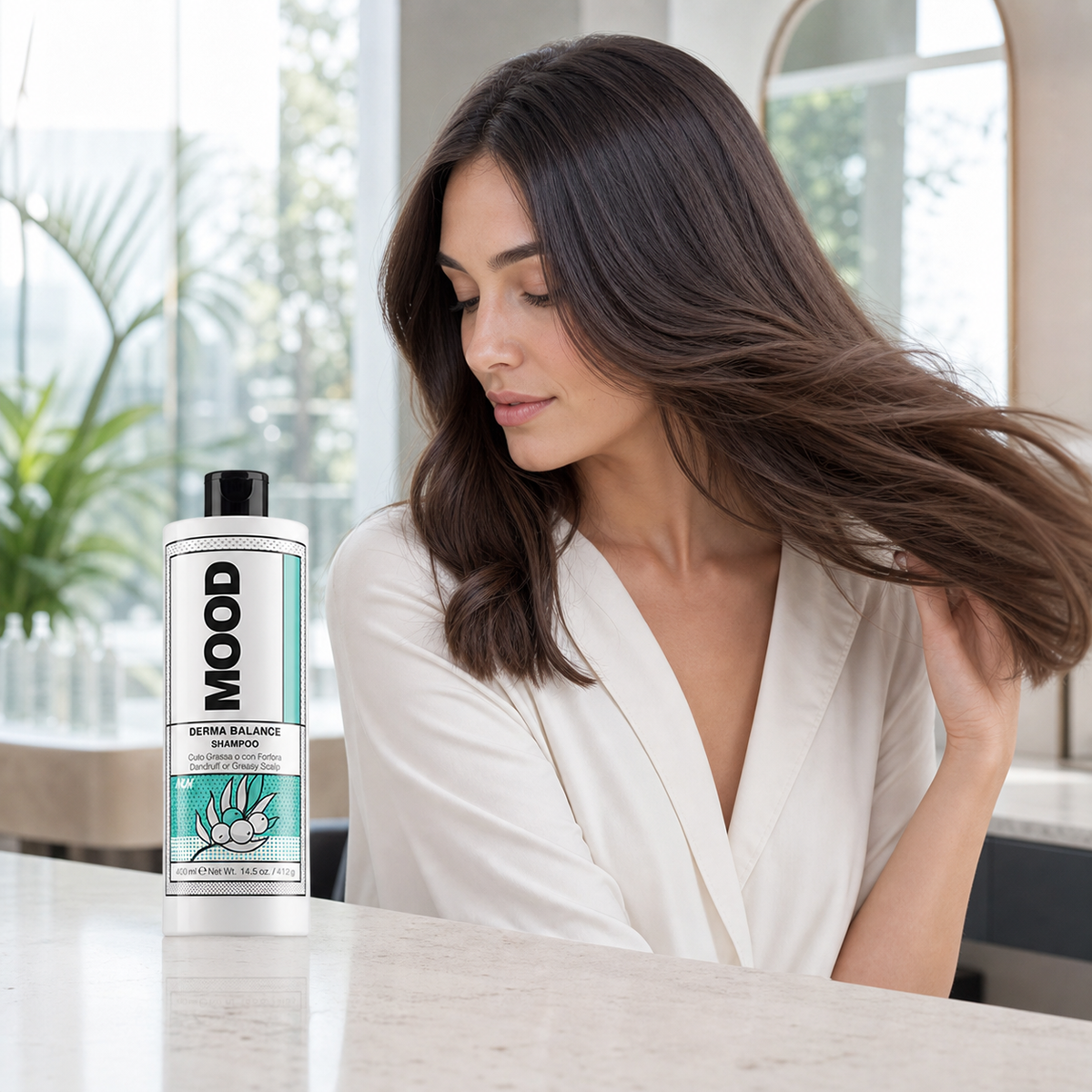 MOOD Derma Balance Shampoo 400ml – fresh clean hair result